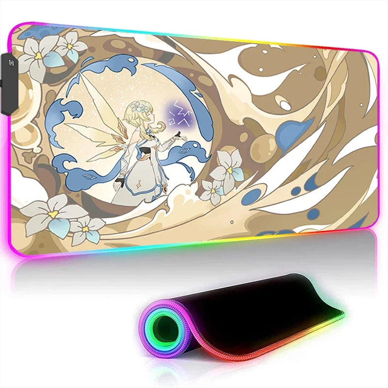 Anime RGB Gaming Desk Mat