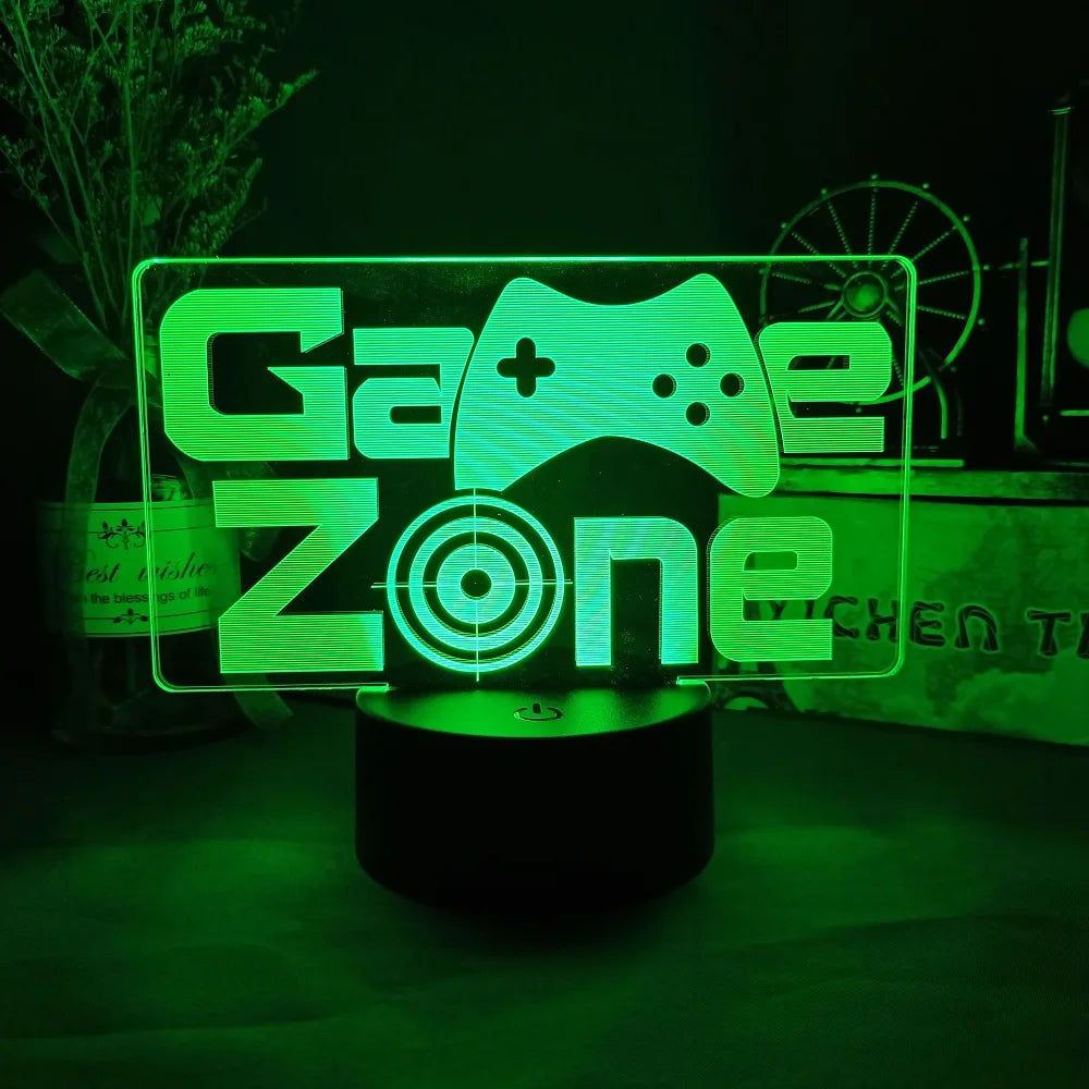 3D Gaming Room Nightlight