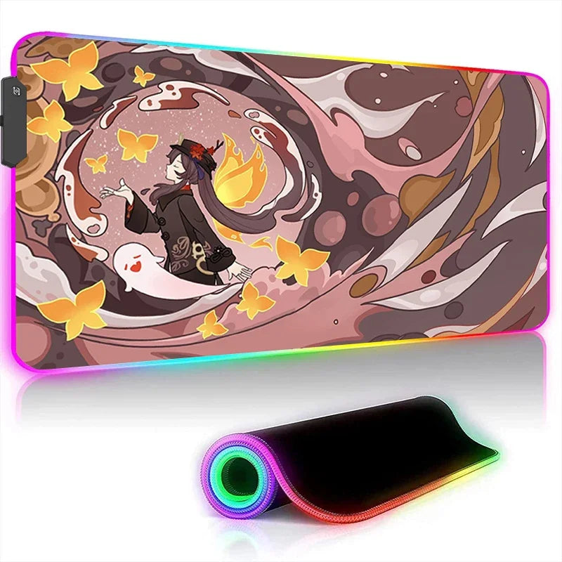 Anime RGB Gaming Desk Mat