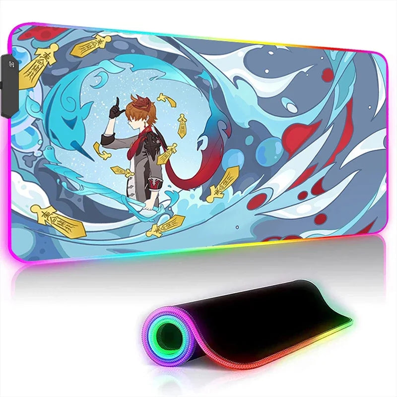 Anime RGB Gaming Desk Mat