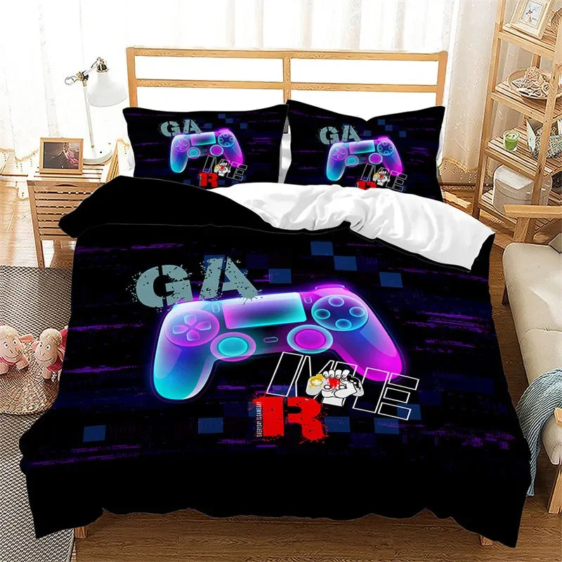 Gamepad 3D Gaming Bedding Set