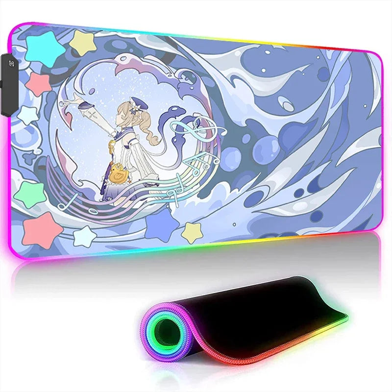 Anime RGB Gaming Desk Mat