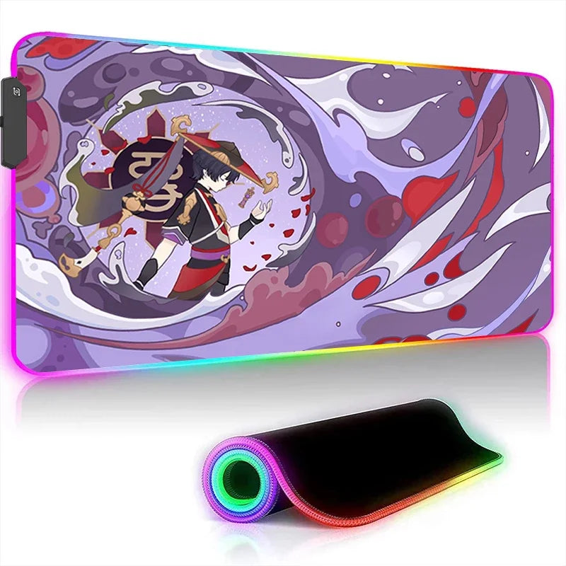 Anime RGB Gaming Desk Mat