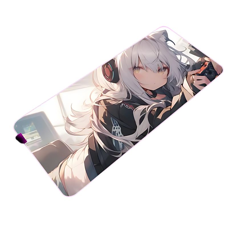 Anime Girls RGB Gaming Mousepad