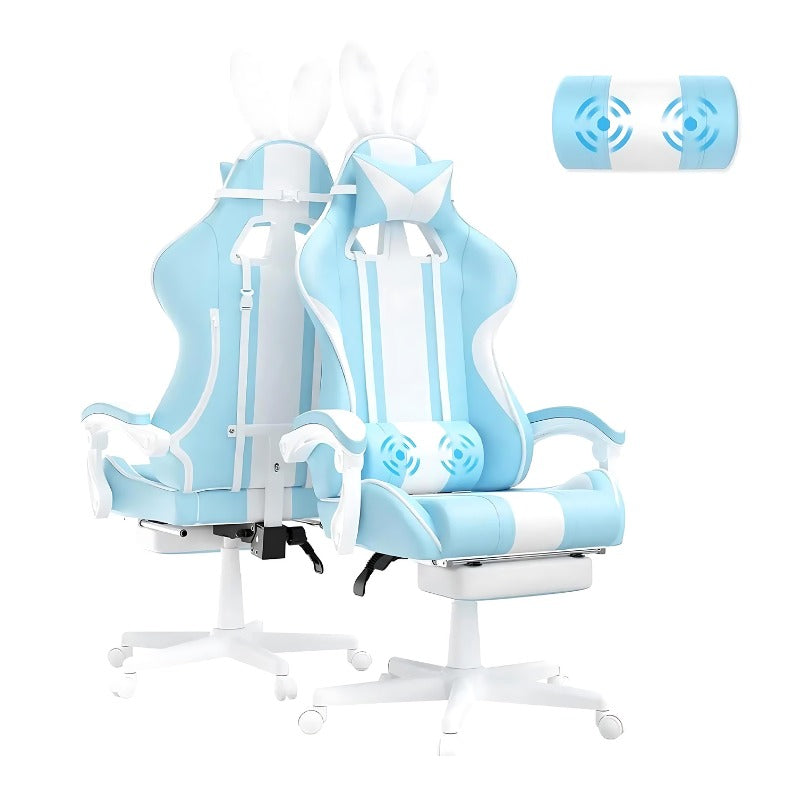 Bunny-Eared Kawaii Gaming Chair