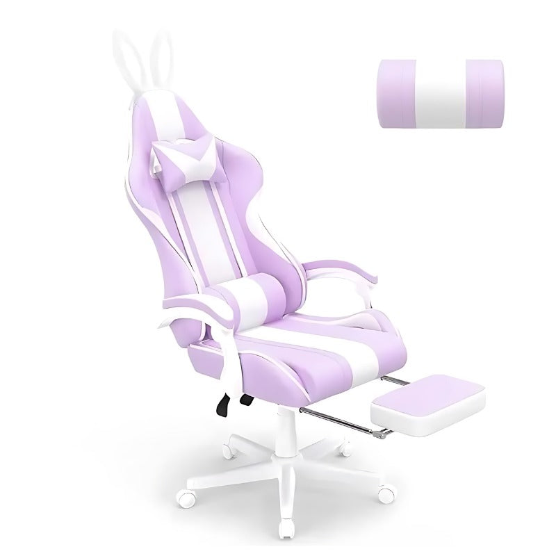 Bunny-Eared Kawaii Gaming Chair