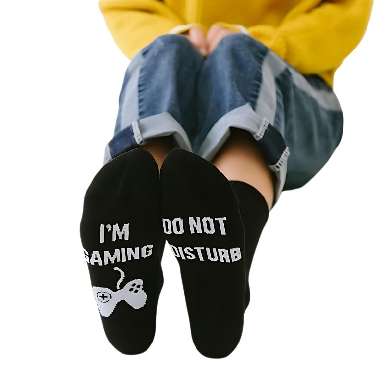 Letter Style Gaming Socks