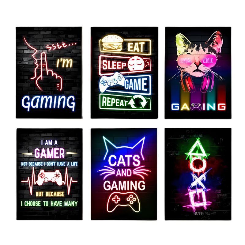 Gaming Quotes Wall Art